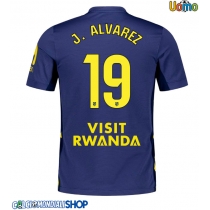 Maglie da calcio Atletico Madrid Julian Alvarez #19 Seconda Maglia 2025-26 Manica Corta